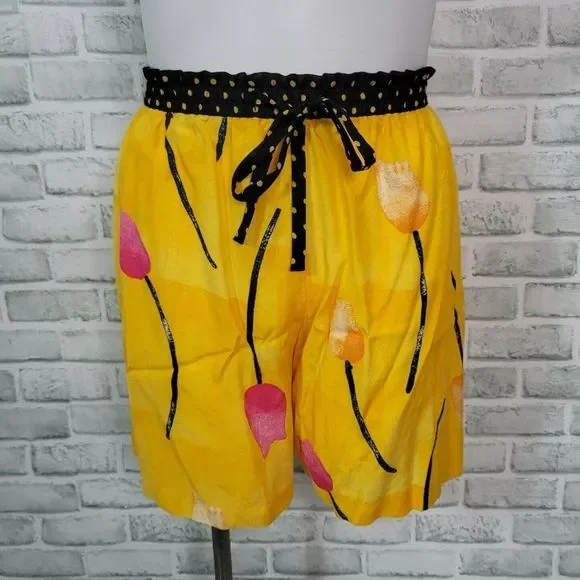 Vintage 80s 90s Joseph Ribkoff 3 Piece Set Shorts Tank‎ Top & Button Blouse